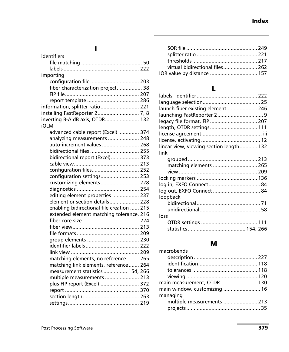 EXFO FastReporter 2 User Manual | Page 389 / 396