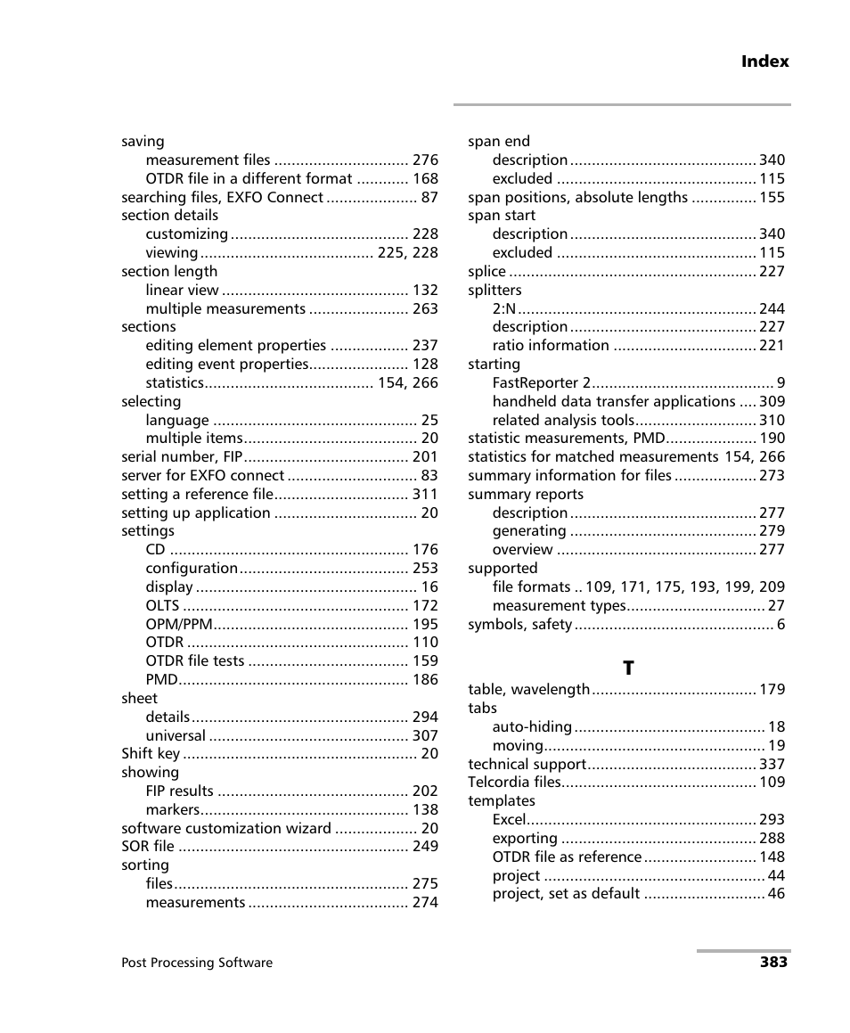 EXFO FastReporter 2 User Manual | Page 393 / 396