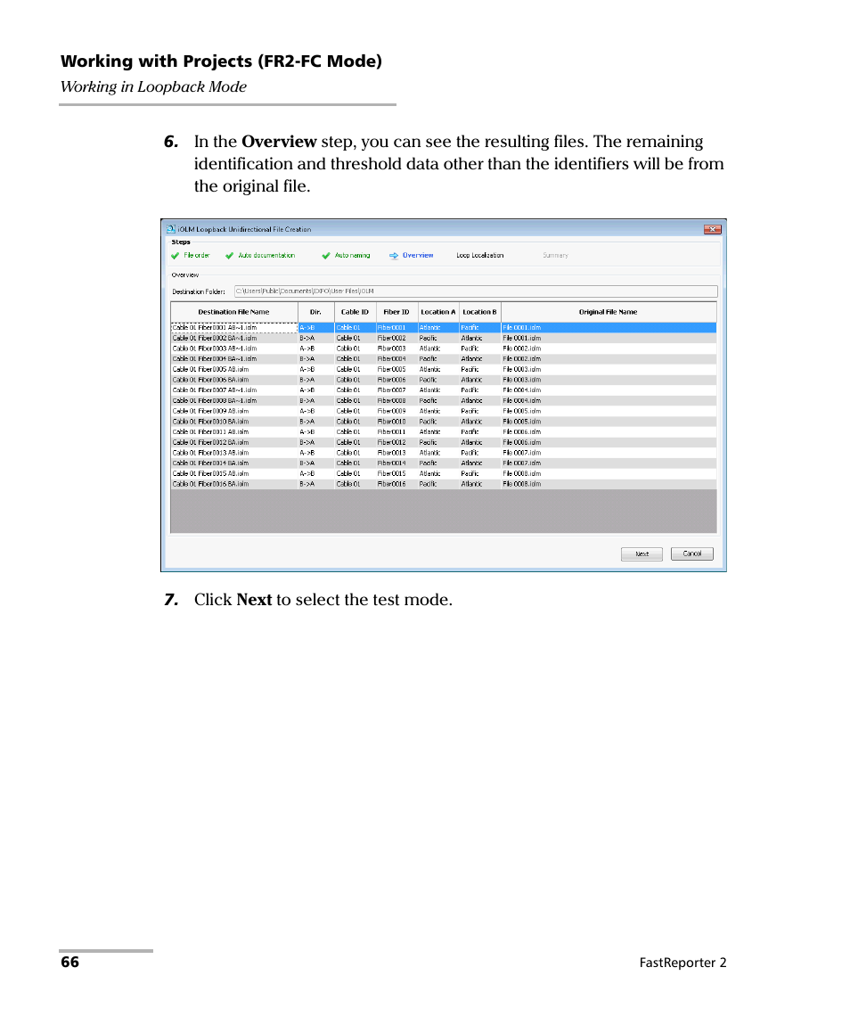 EXFO FastReporter 2 User Manual | Page 76 / 396