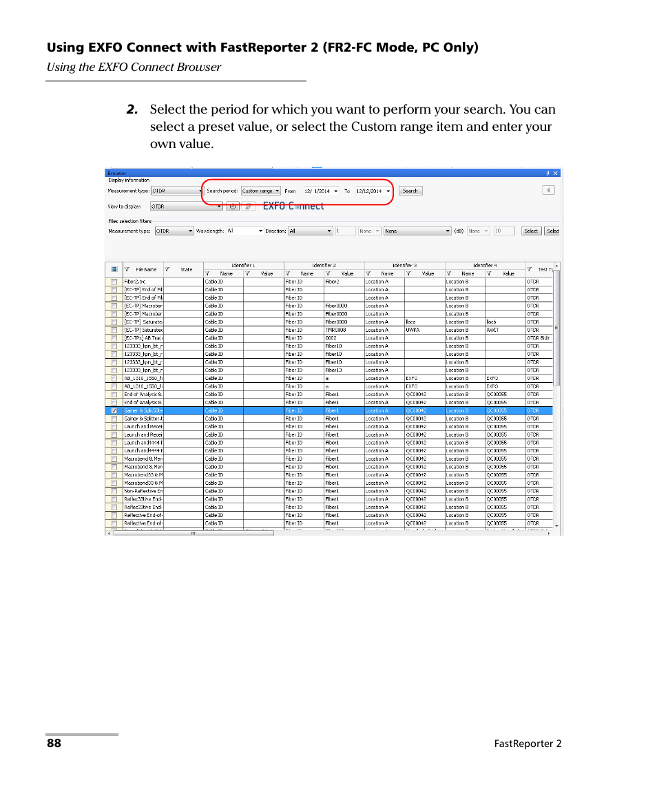 EXFO FastReporter 2 User Manual | Page 98 / 396