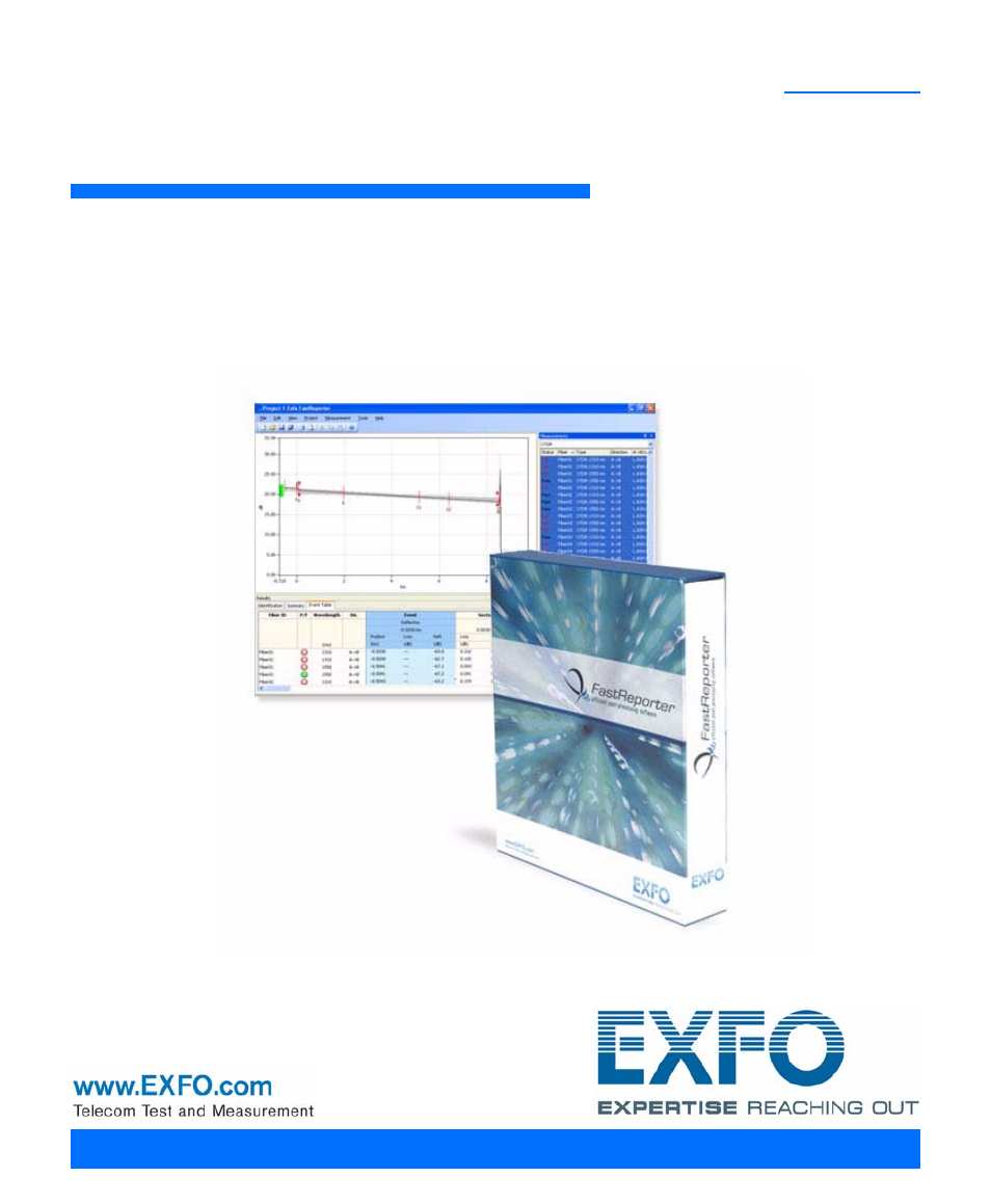 EXFO FastReporter Data Post-Processing Software User Manual | 256 pages