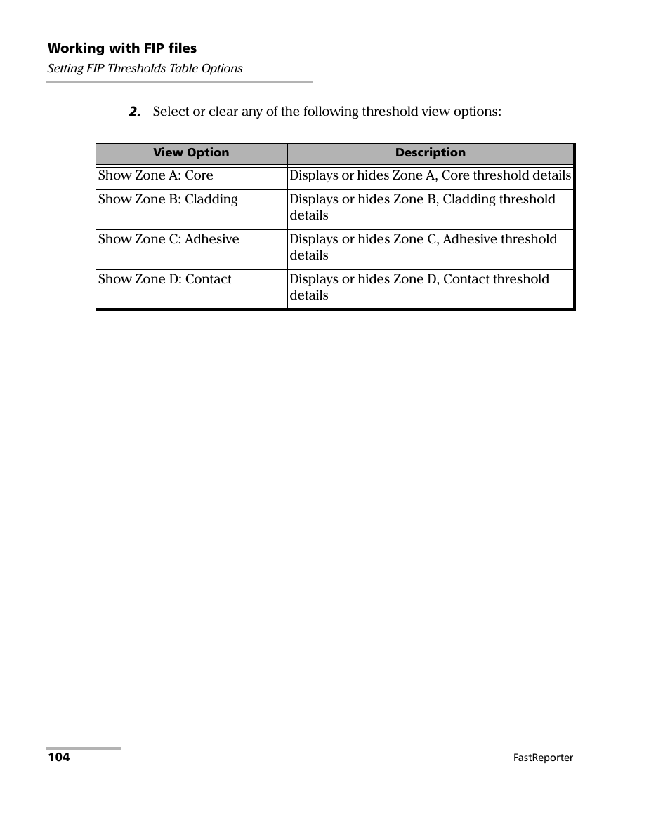 EXFO FastReporter Data Post-Processing Software User Manual | Page 110 / 256