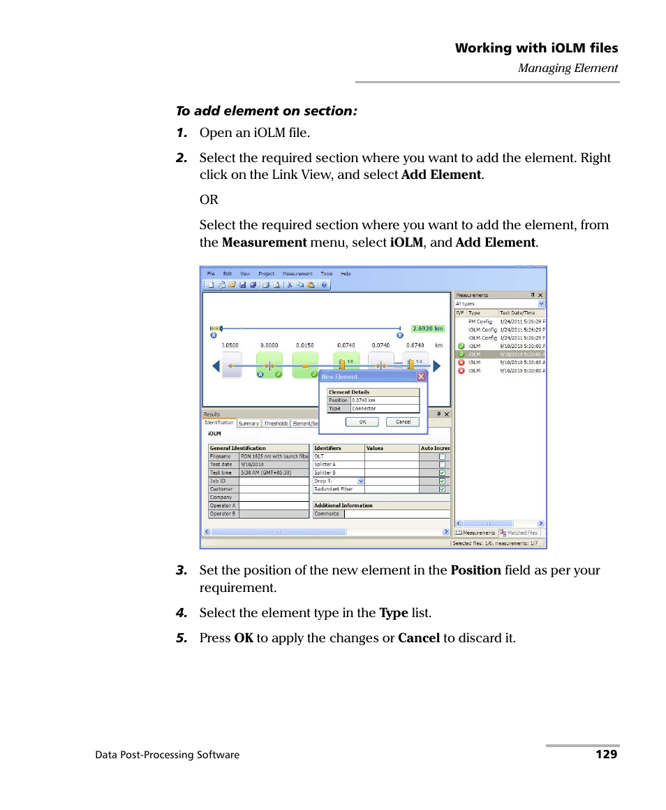 EXFO FastReporter Data Post-Processing Software User Manual | Page 135 / 256