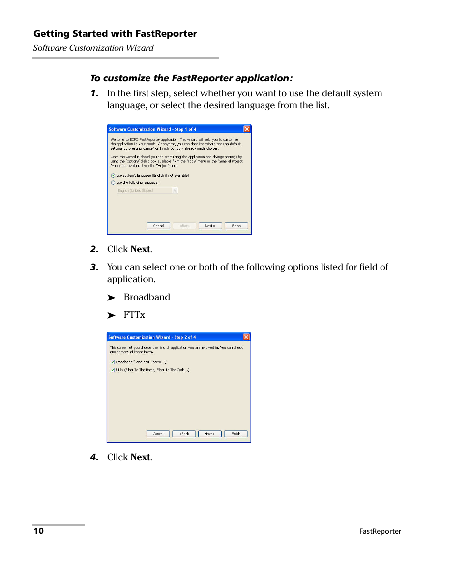 EXFO FastReporter Data Post-Processing Software User Manual | Page 16 / 256