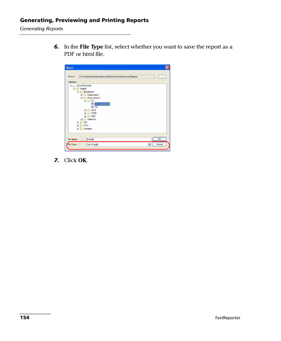 EXFO FastReporter Data Post-Processing Software User Manual | Page 160 / 256