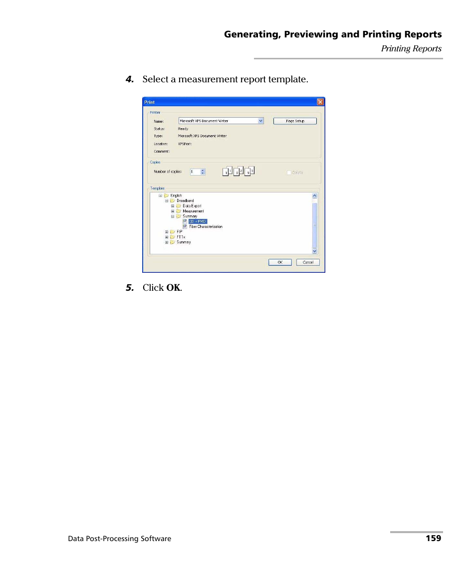 EXFO FastReporter Data Post-Processing Software User Manual | Page 165 / 256