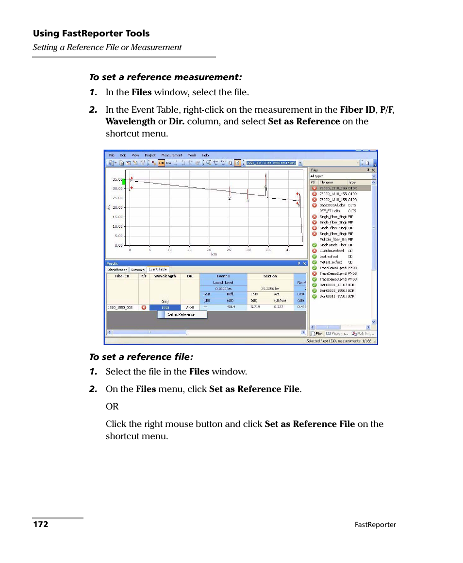 EXFO FastReporter Data Post-Processing Software User Manual | Page 178 / 256