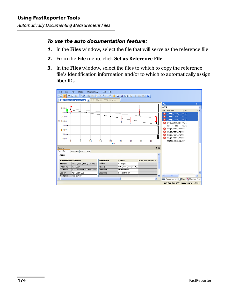 EXFO FastReporter Data Post-Processing Software User Manual | Page 180 / 256