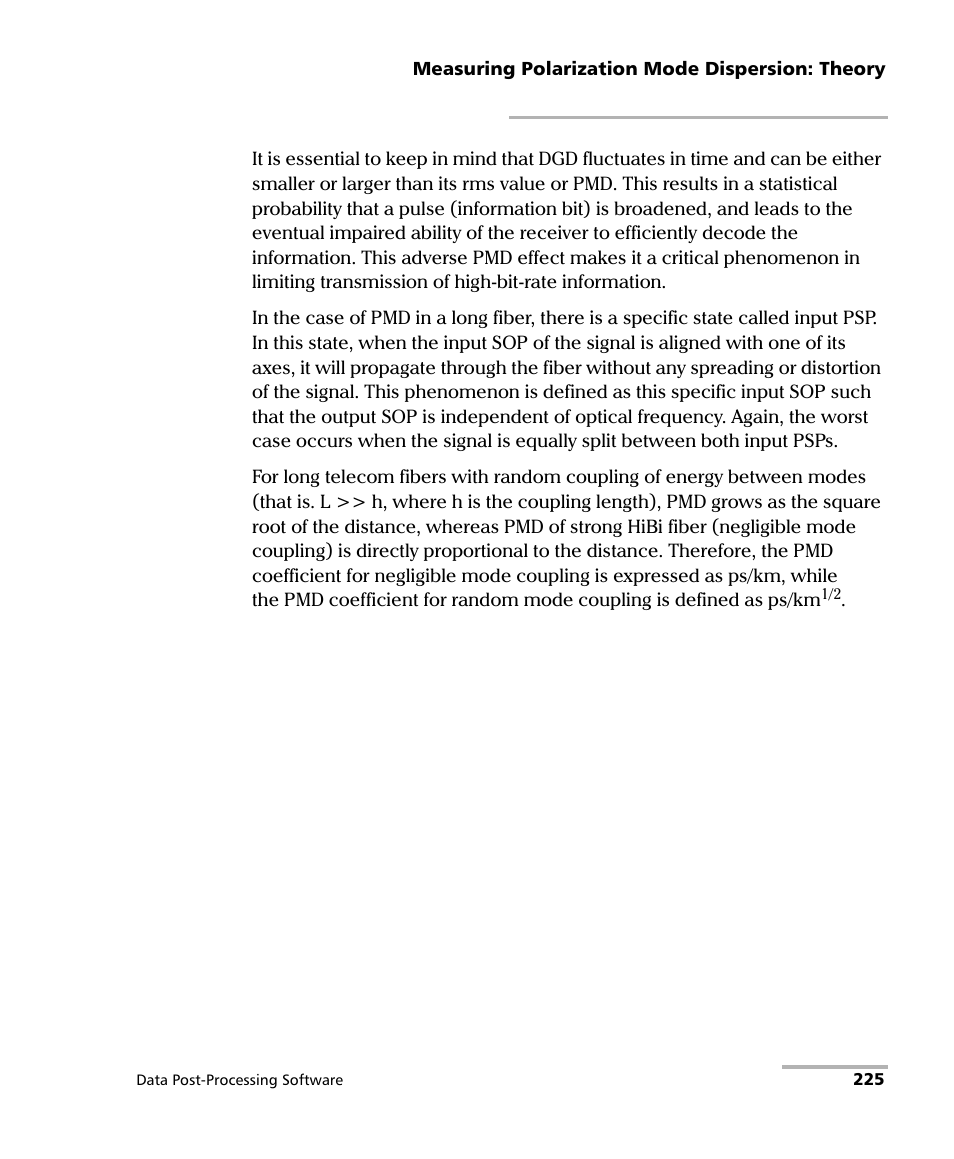 EXFO FastReporter Data Post-Processing Software User Manual | Page 231 / 256