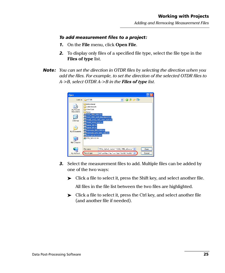 EXFO FastReporter Data Post-Processing Software User Manual | Page 31 / 256