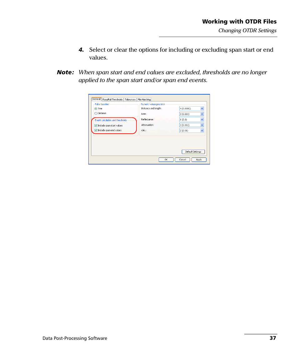 EXFO FastReporter Data Post-Processing Software User Manual | Page 43 / 256