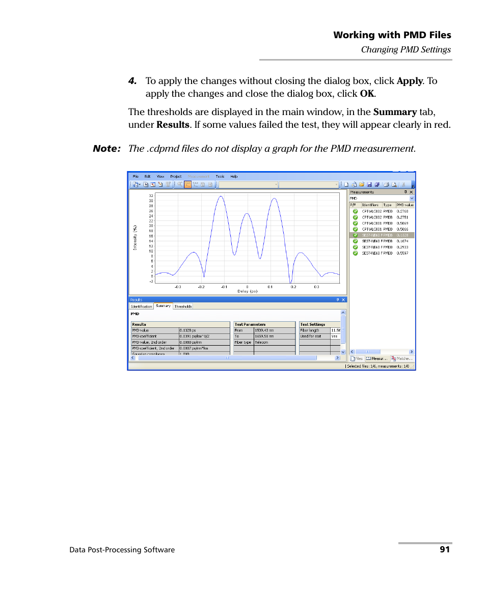 EXFO FastReporter Data Post-Processing Software User Manual | Page 97 / 256