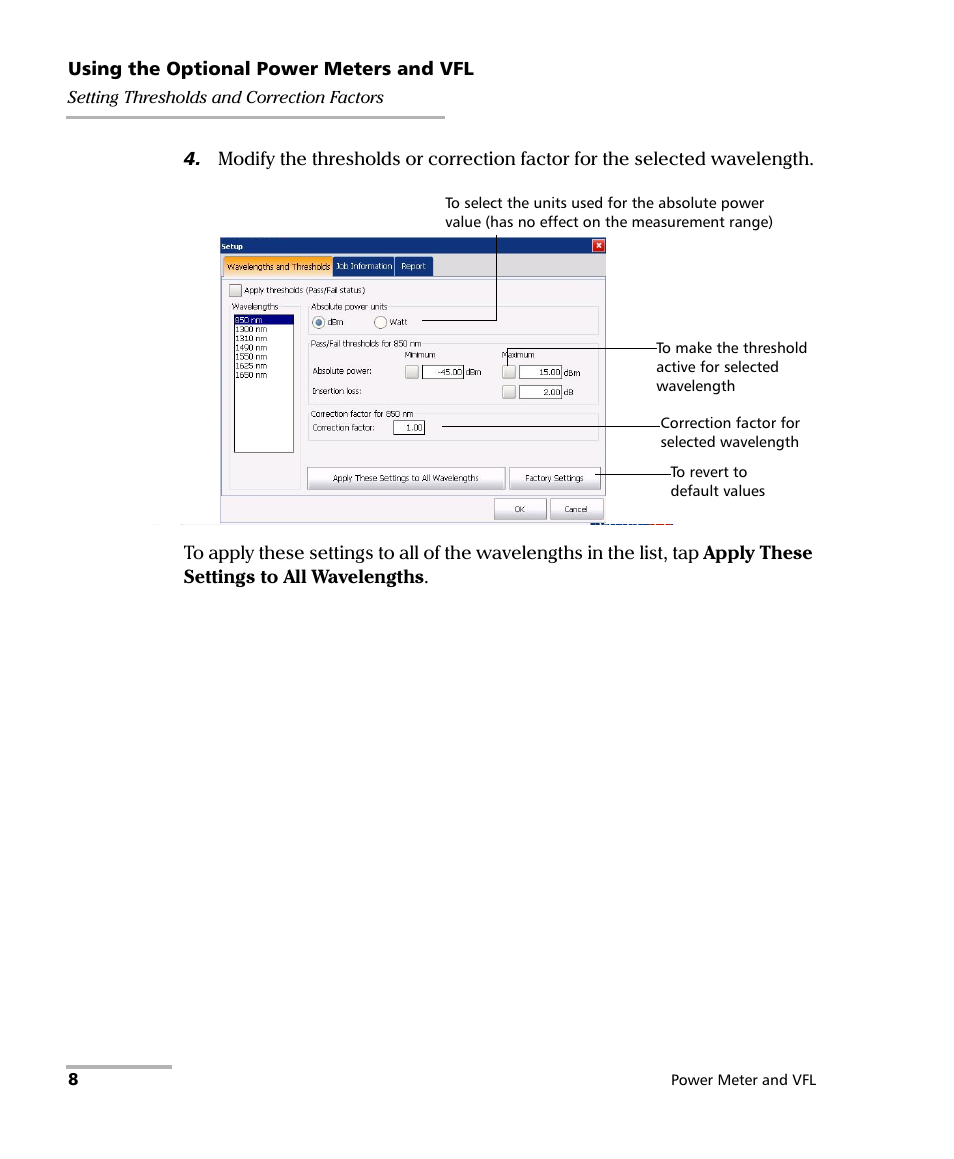 EXFO Inline Power Meter User Manual | Page 12 / 43