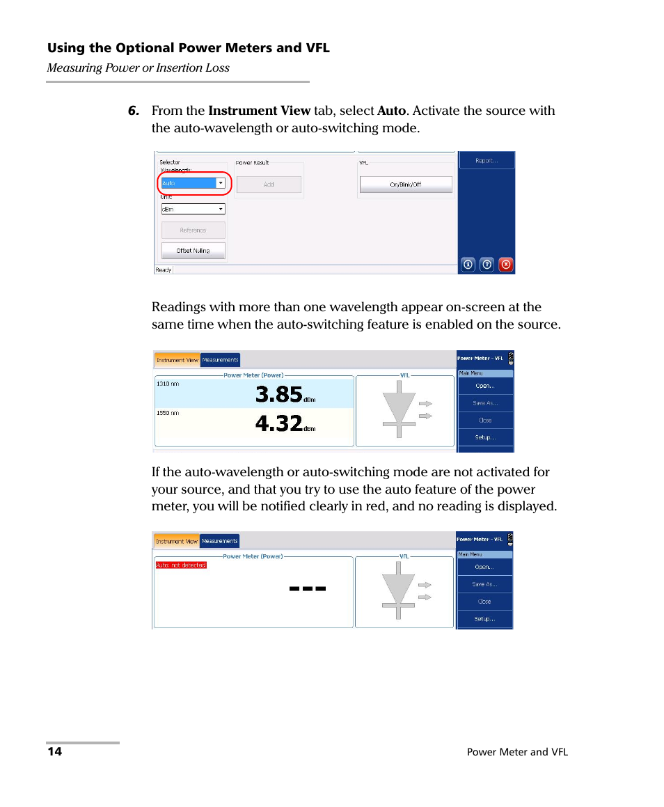 EXFO Inline Power Meter User Manual | Page 18 / 43