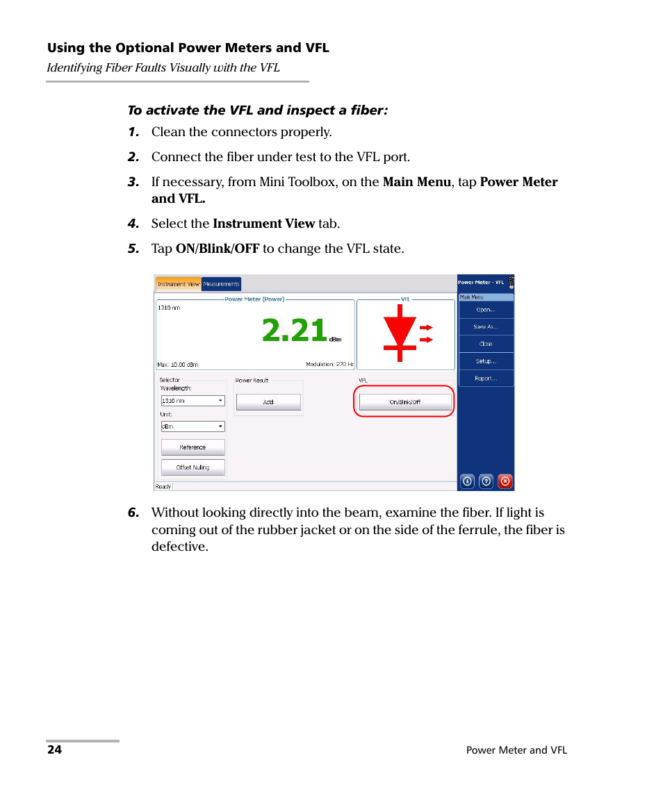 EXFO Inline Power Meter User Manual | Page 28 / 43