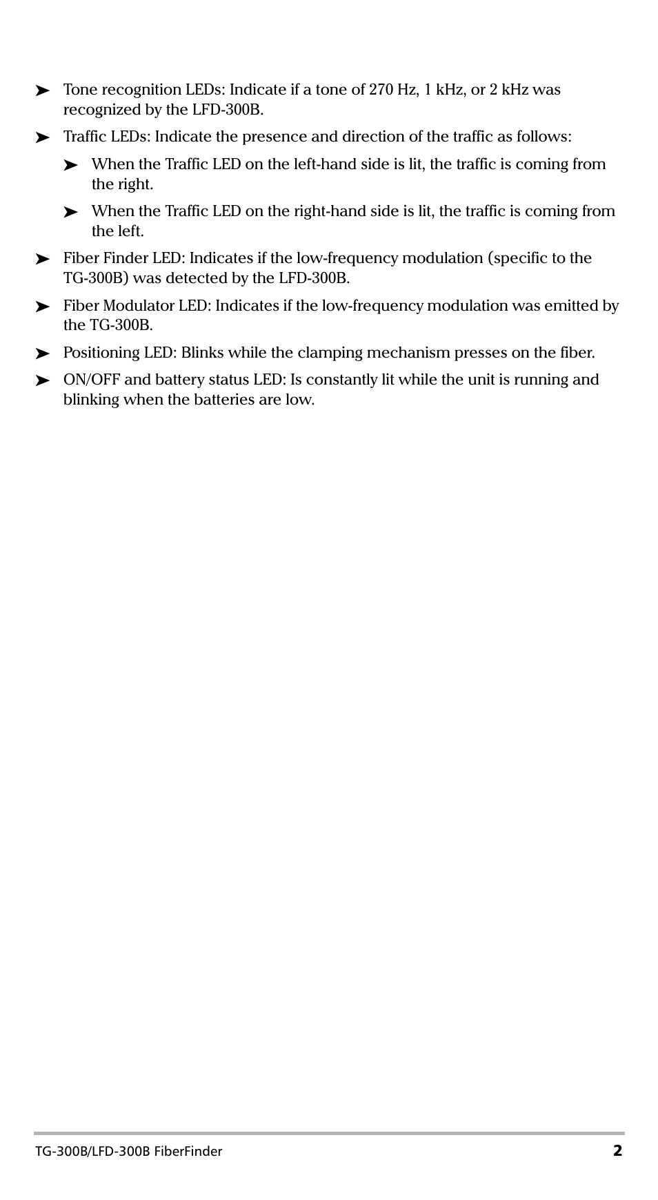 EXFO TG-300B Tone Generator User Manual | Page 7 / 27