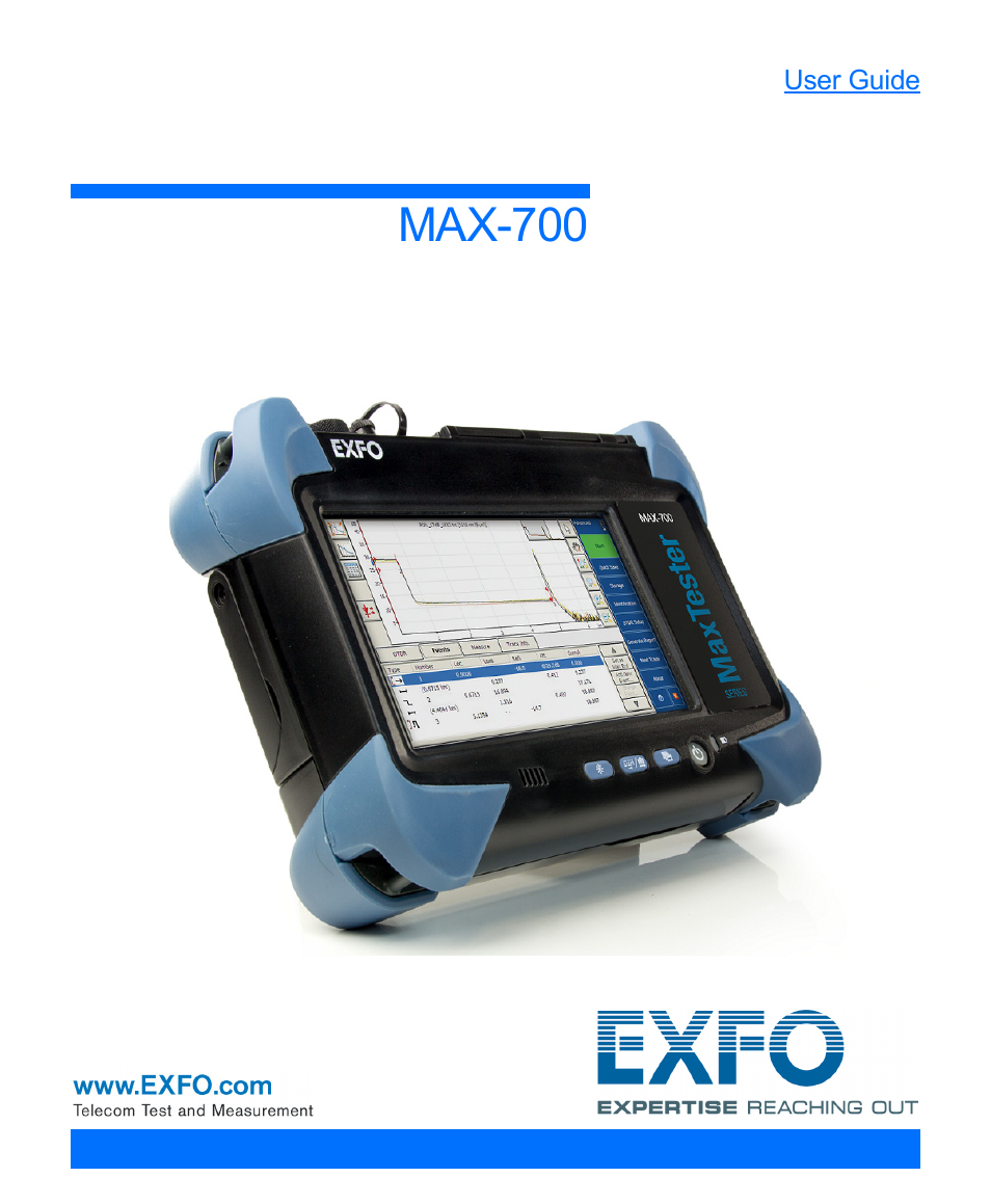 EXFO MAX-700 User Manual | 381 pages