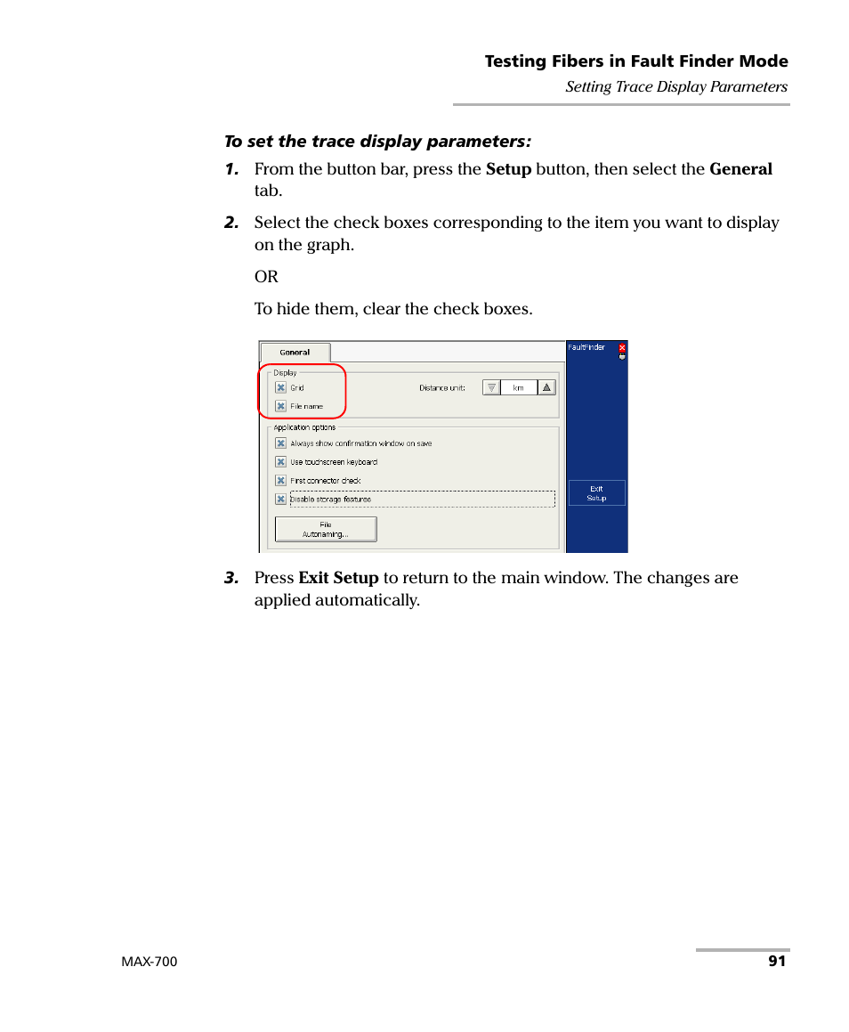 EXFO MAX-700 User Manual | Page 103 / 381