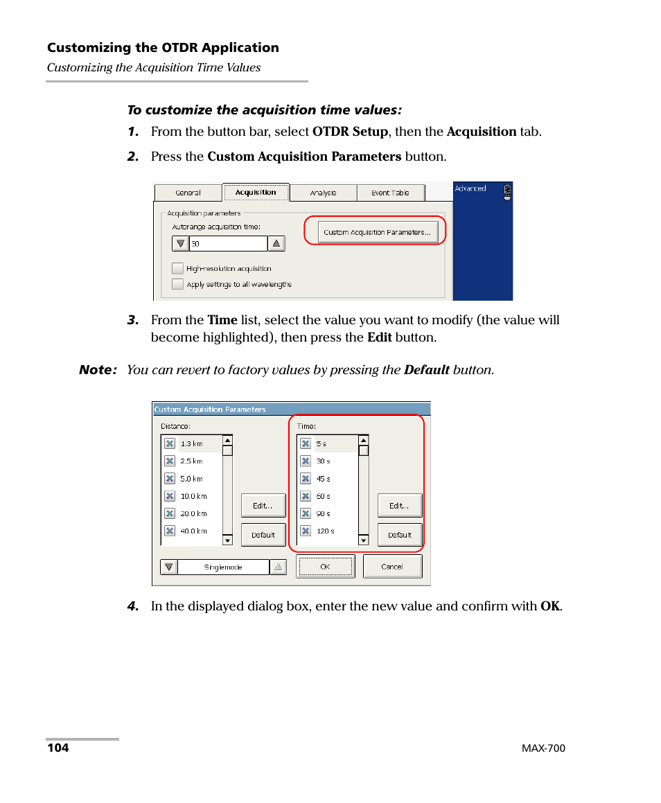 EXFO MAX-700 User Manual | Page 116 / 381