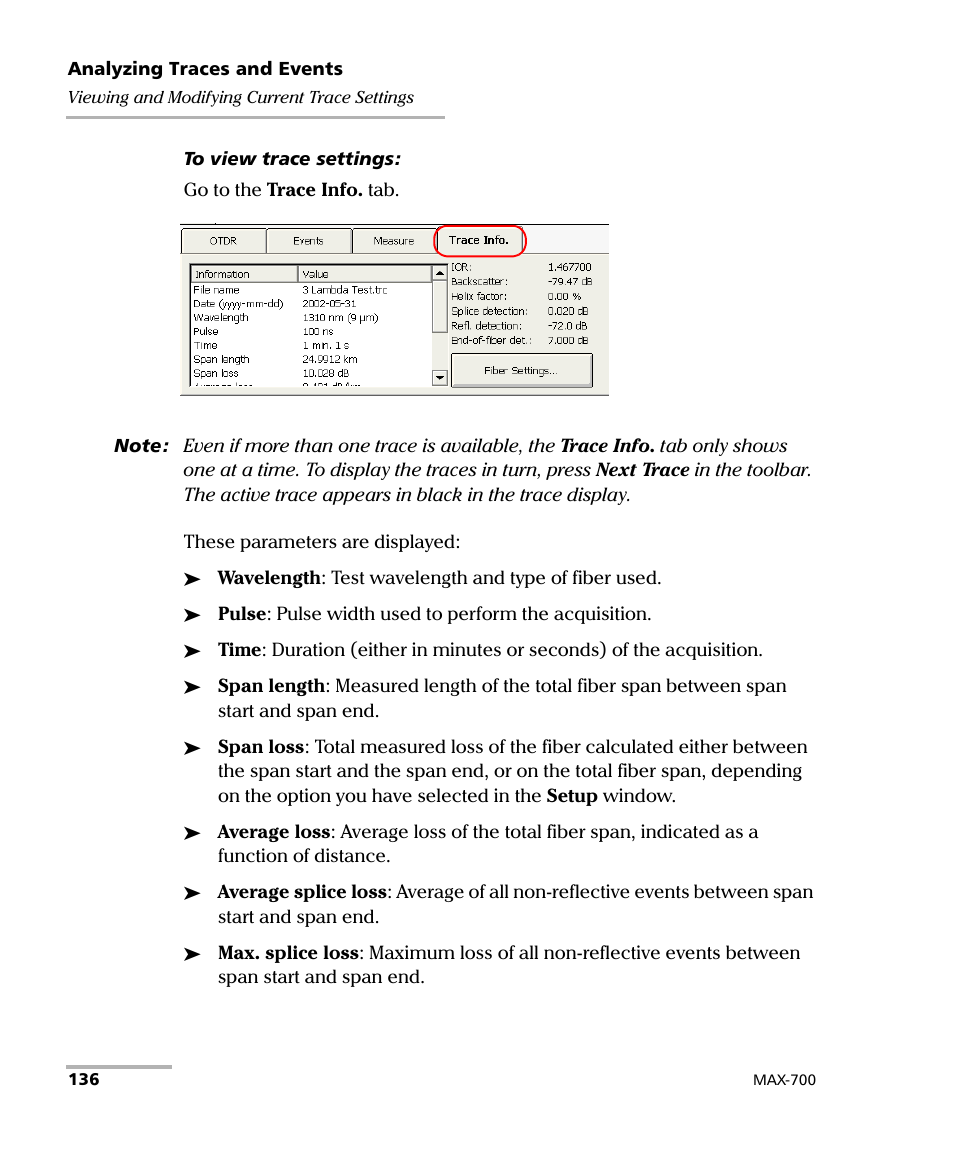 EXFO MAX-700 User Manual | Page 148 / 381