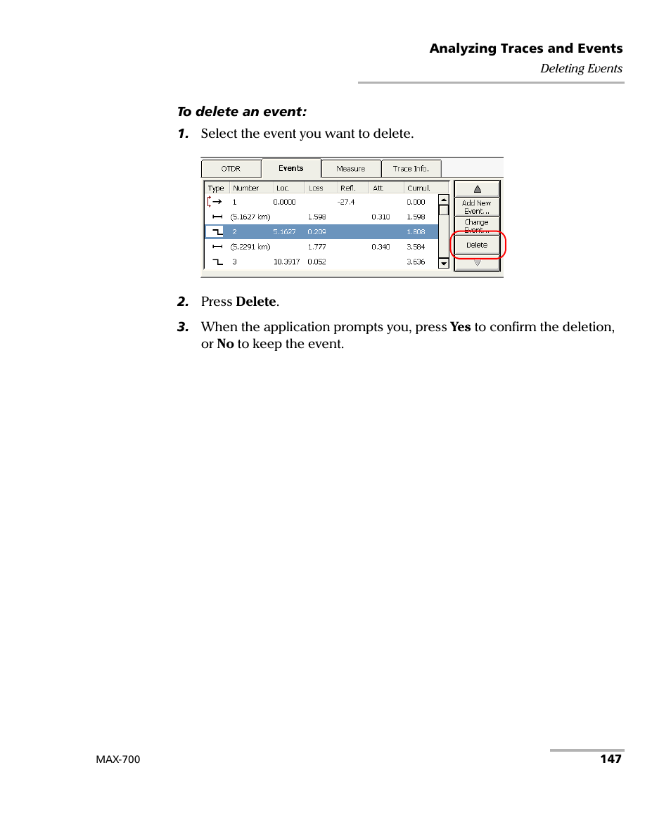 EXFO MAX-700 User Manual | Page 159 / 381