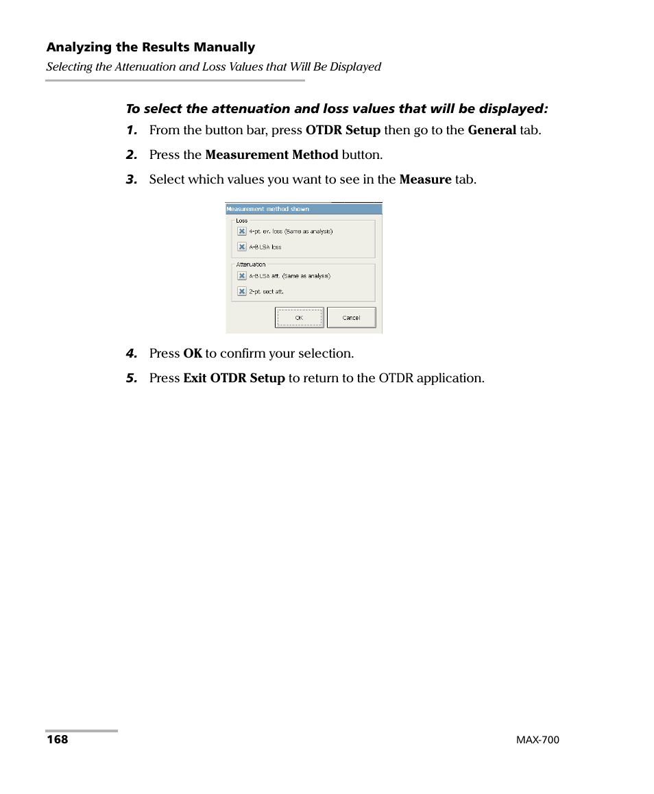 EXFO MAX-700 User Manual | Page 180 / 381