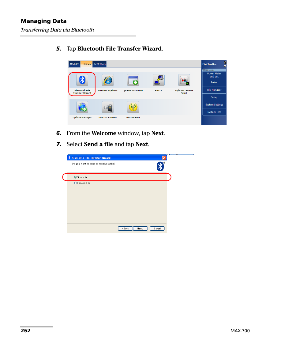 EXFO MAX-700 User Manual | Page 274 / 381