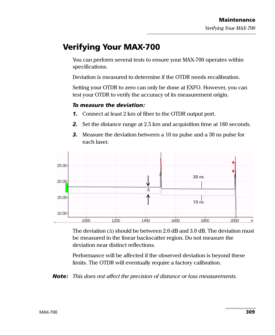 Verifying your max-700 | EXFO MAX-700 User Manual | Page 321 / 381