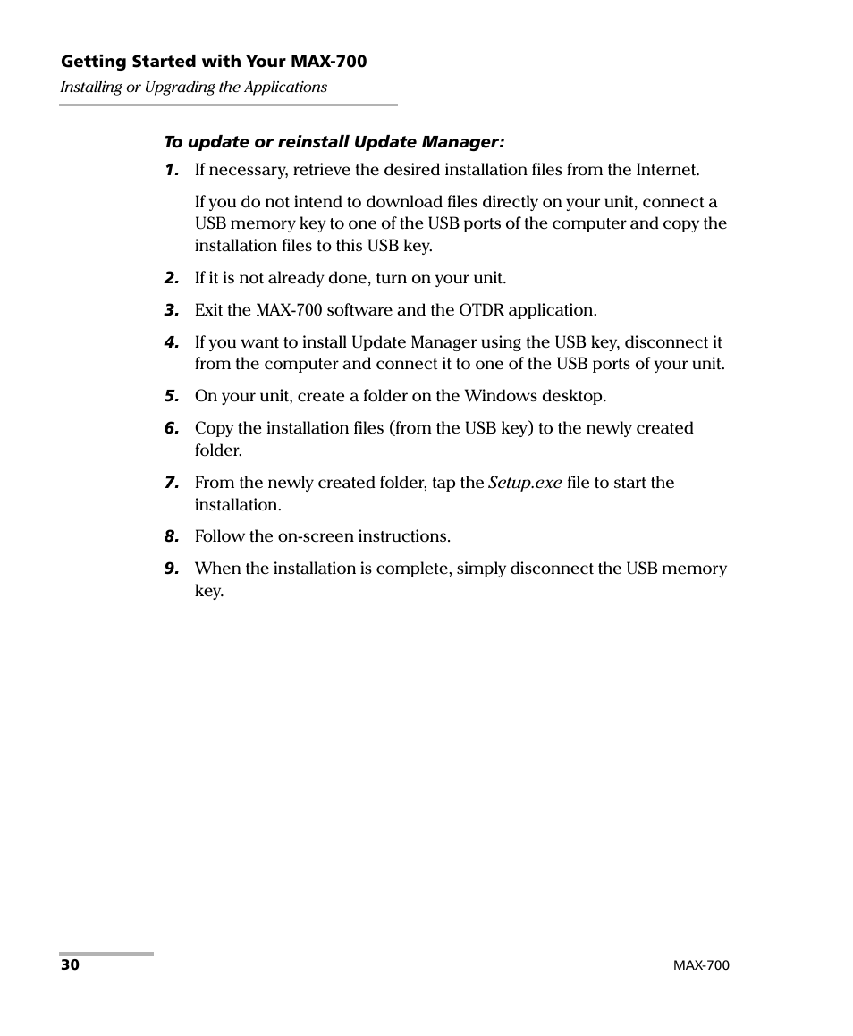 EXFO MAX-700 User Manual | Page 42 / 381