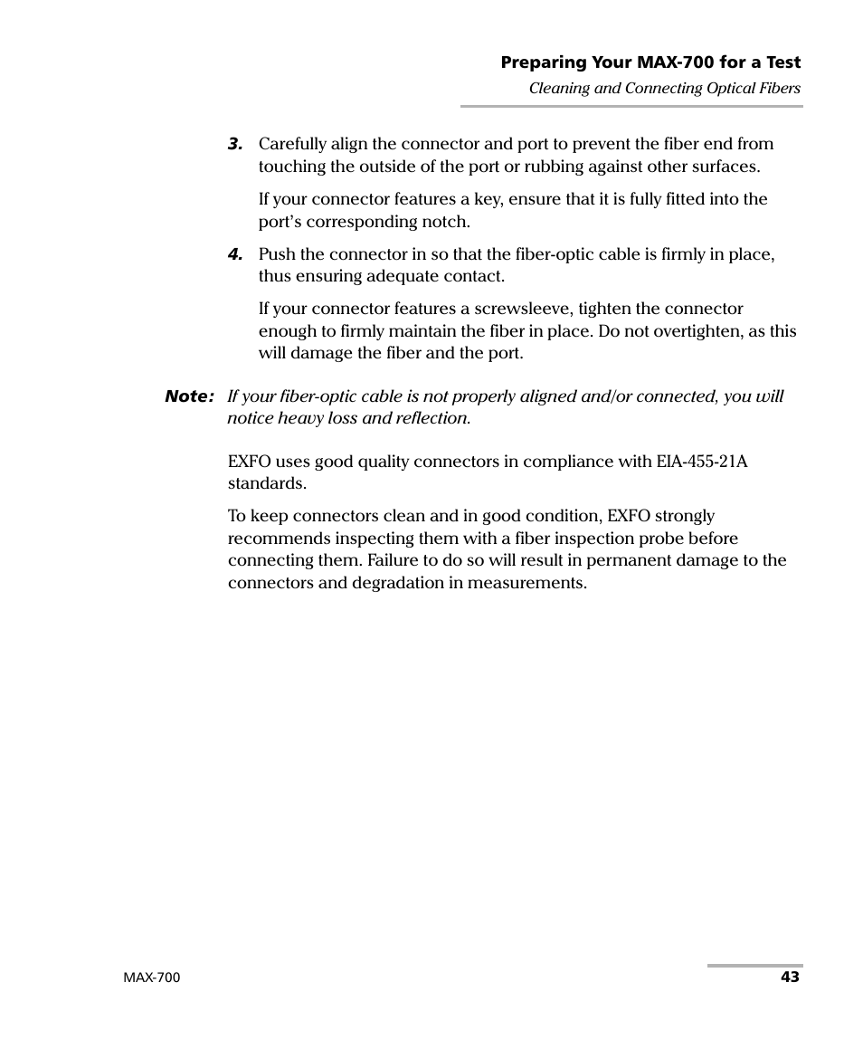 EXFO MAX-700 User Manual | Page 55 / 381