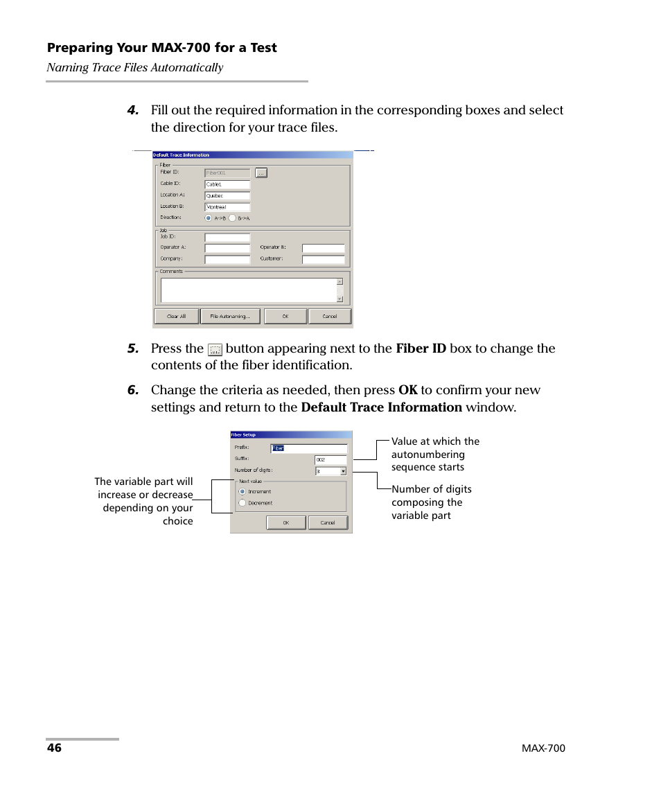 EXFO MAX-700 User Manual | Page 58 / 381