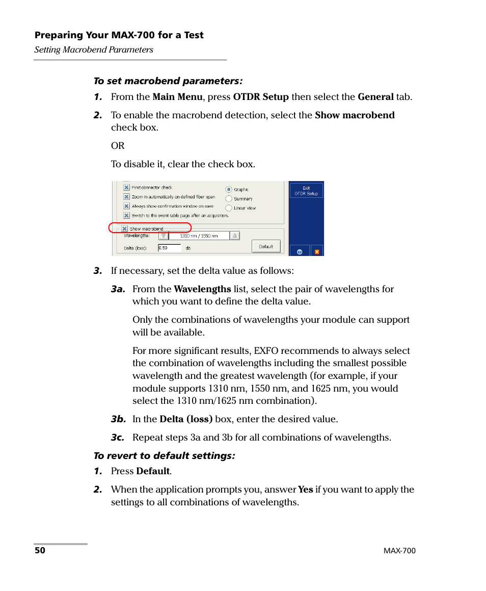 EXFO MAX-700 User Manual | Page 62 / 381