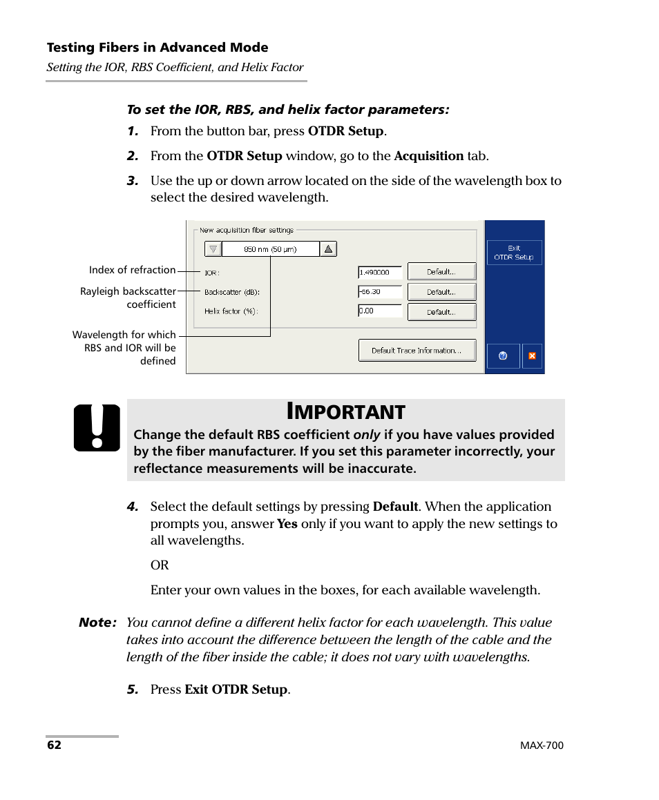 Mportant | EXFO MAX-700 User Manual | Page 74 / 381