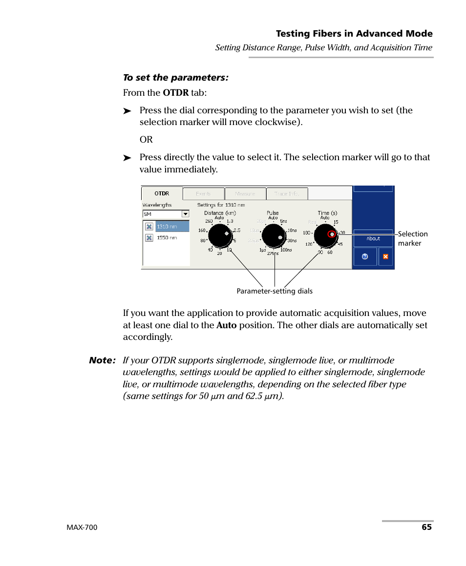 EXFO MAX-700 User Manual | Page 77 / 381