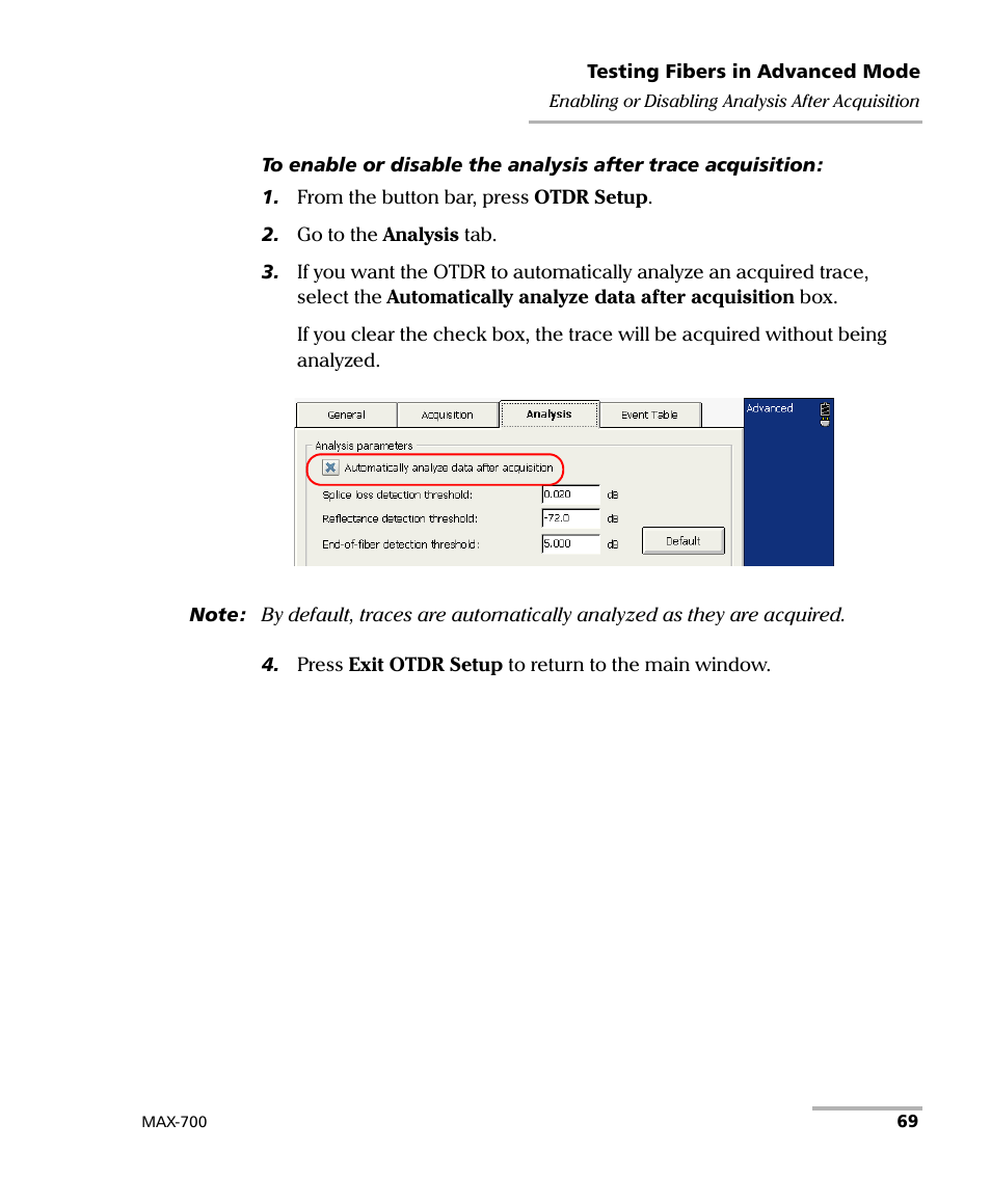 EXFO MAX-700 User Manual | Page 81 / 381