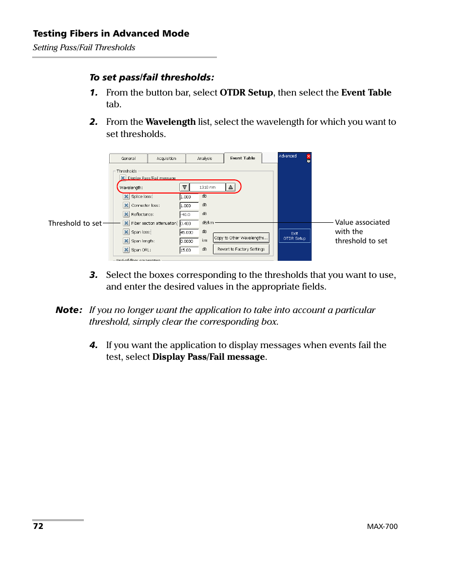 EXFO MAX-700 User Manual | Page 84 / 381