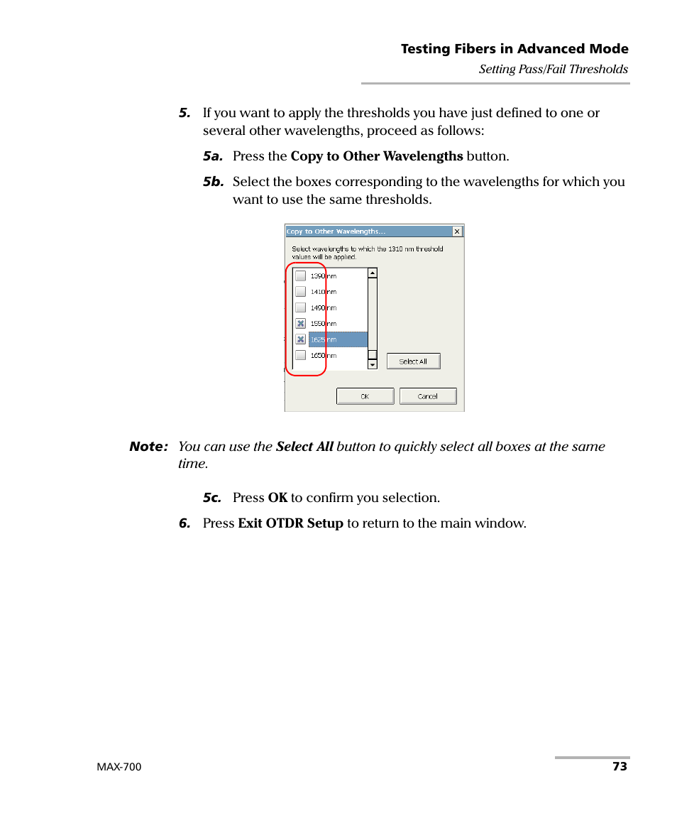 EXFO MAX-700 User Manual | Page 85 / 381