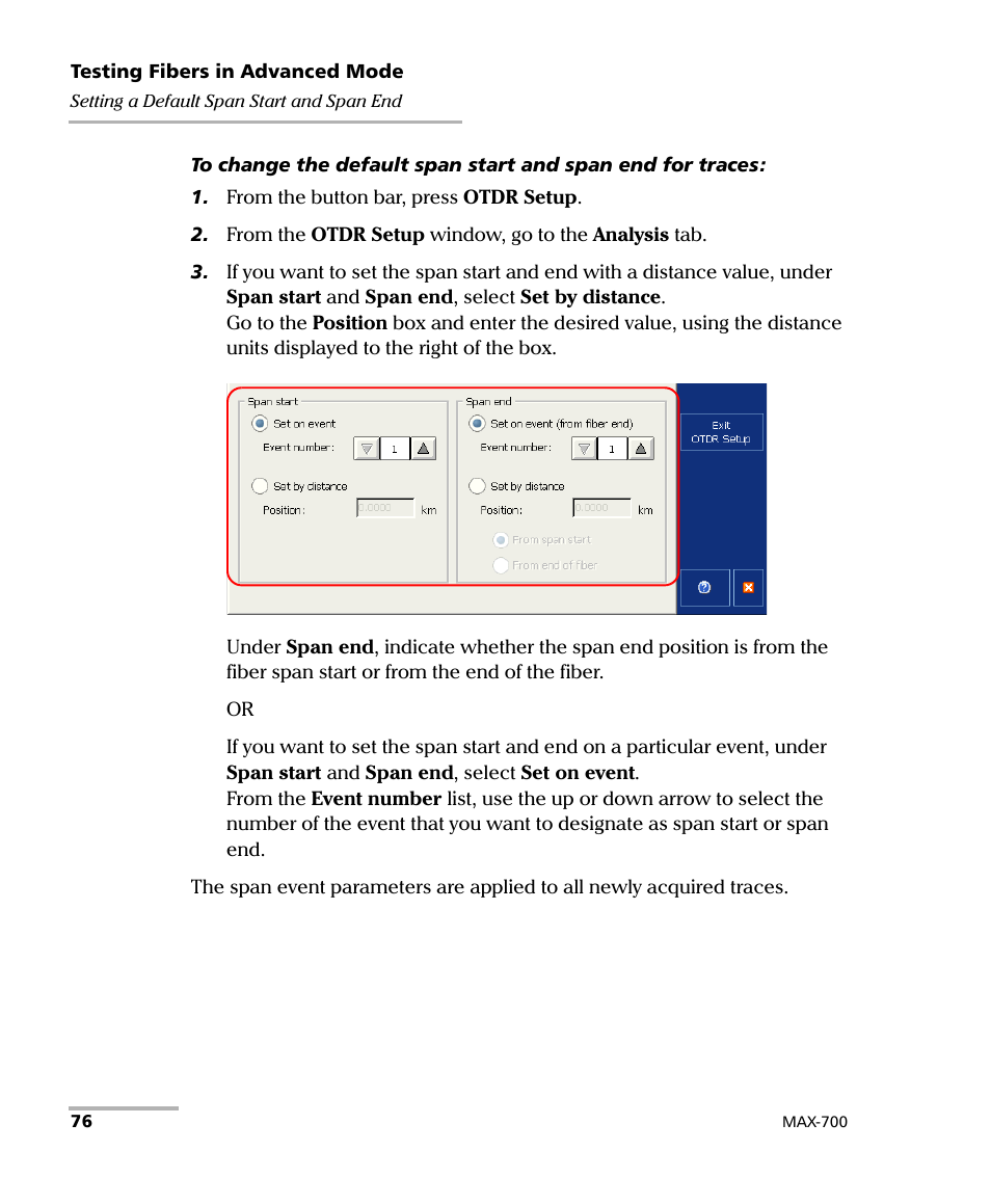 EXFO MAX-700 User Manual | Page 88 / 381