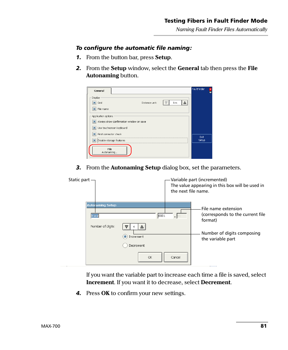 EXFO MAX-700 User Manual | Page 93 / 381