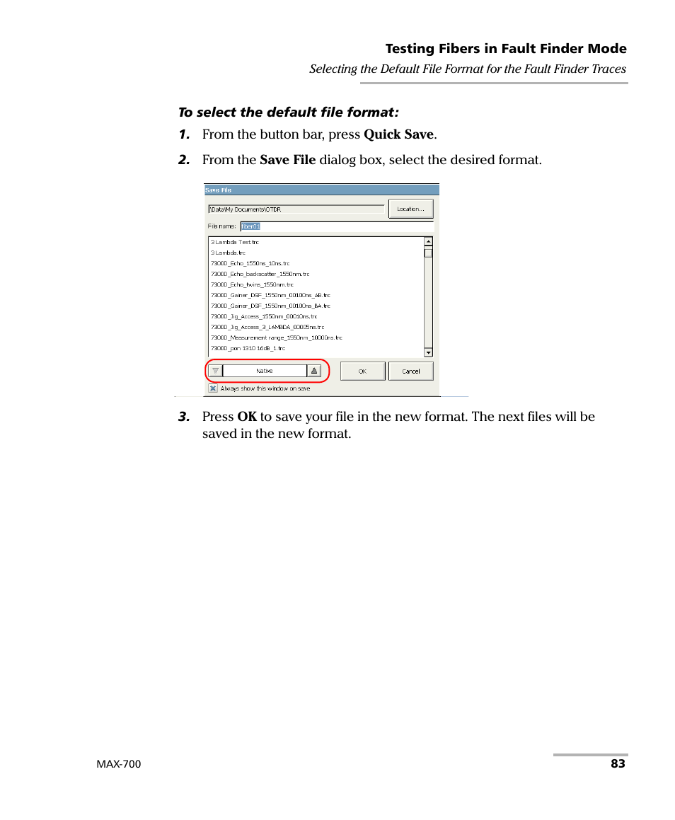 EXFO MAX-700 User Manual | Page 95 / 381