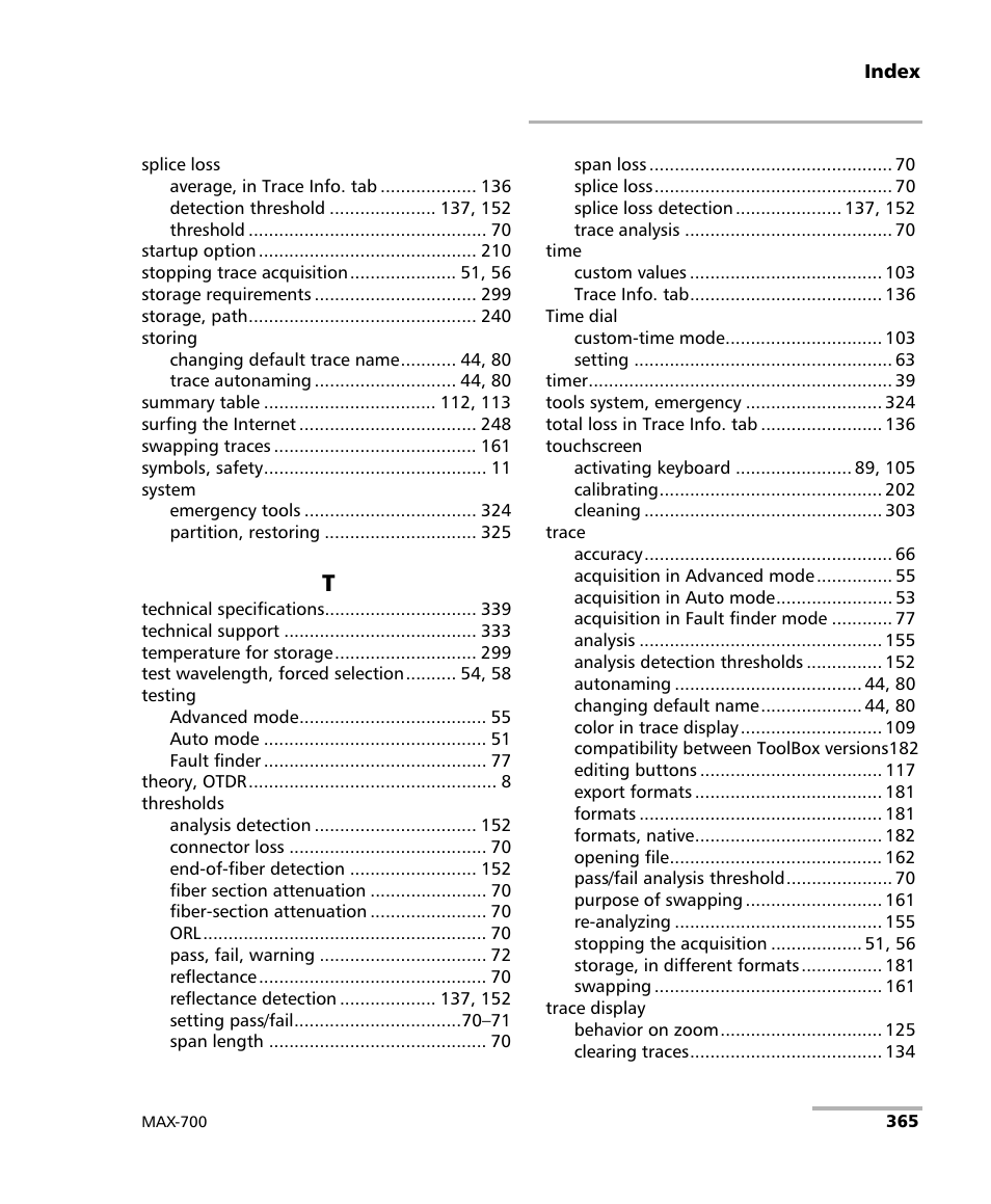 EXFO MAX-710-P User Manual | Page 377 / 381