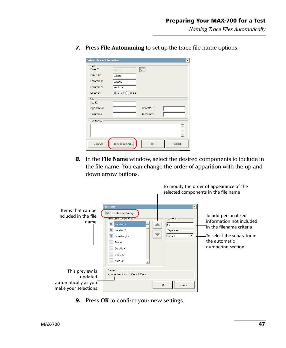 EXFO MAX-710-P User Manual | Page 59 / 381