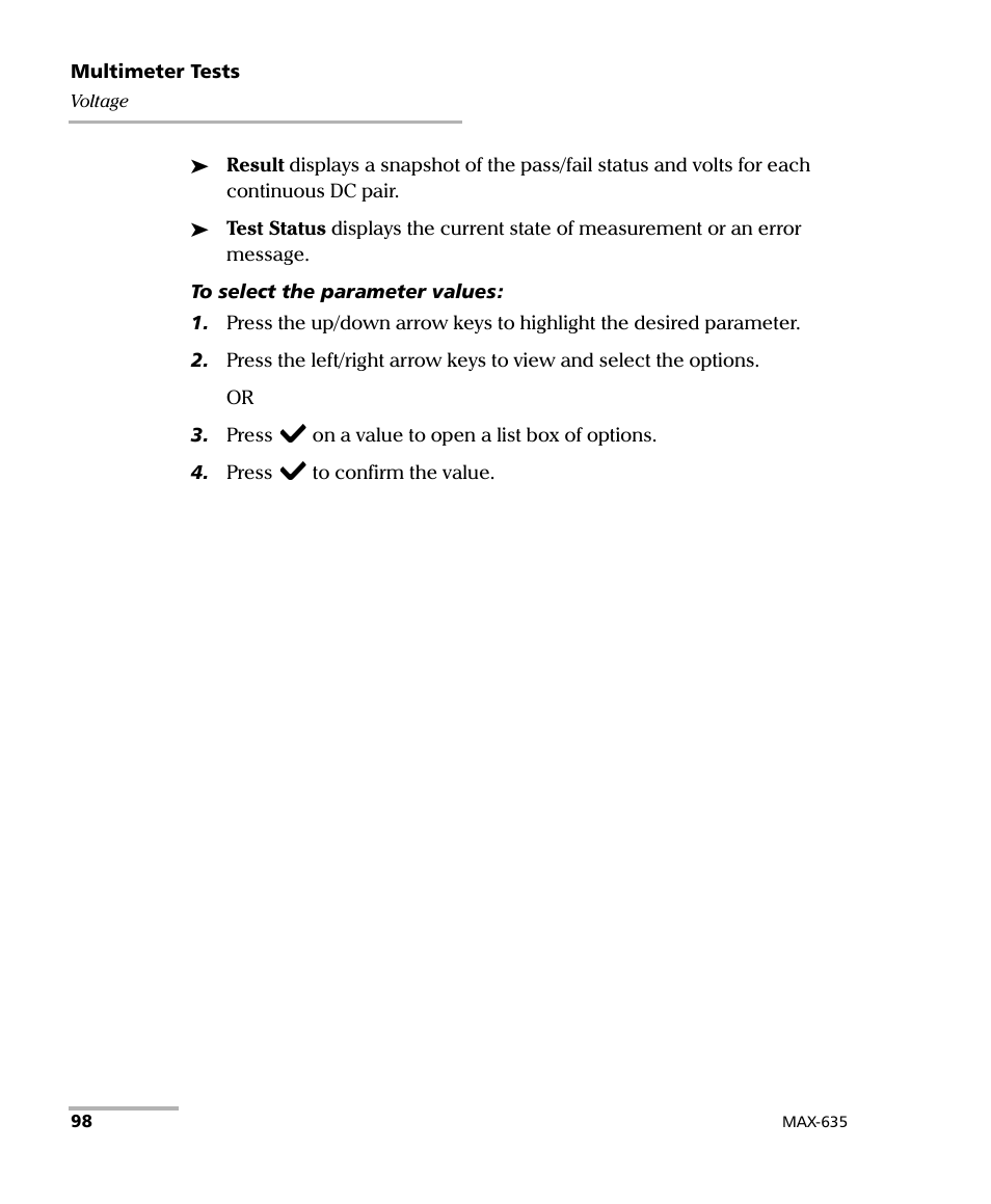 EXFO MaxTester 635 User Manual | Page 106 / 355