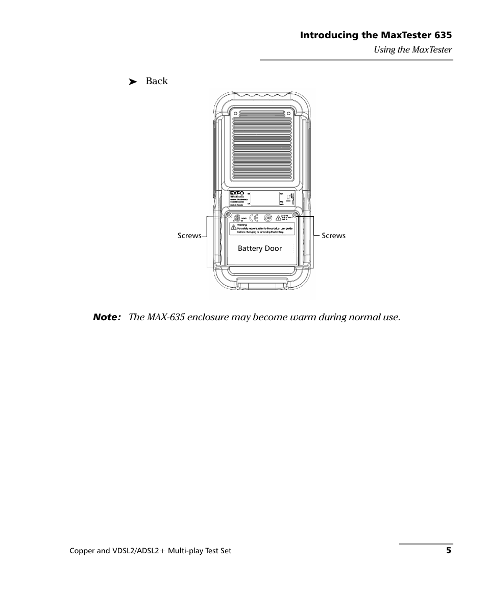 EXFO MaxTester 635 User Manual | Page 13 / 355