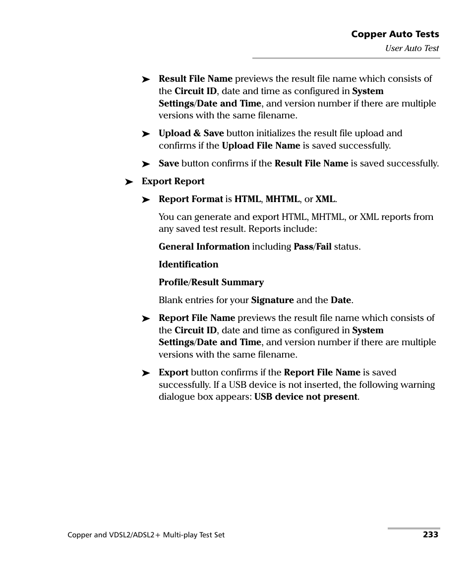 EXFO MaxTester 635 User Manual | Page 241 / 355