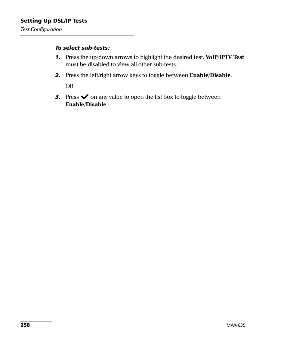EXFO MaxTester 635 User Manual | Page 266 / 355
