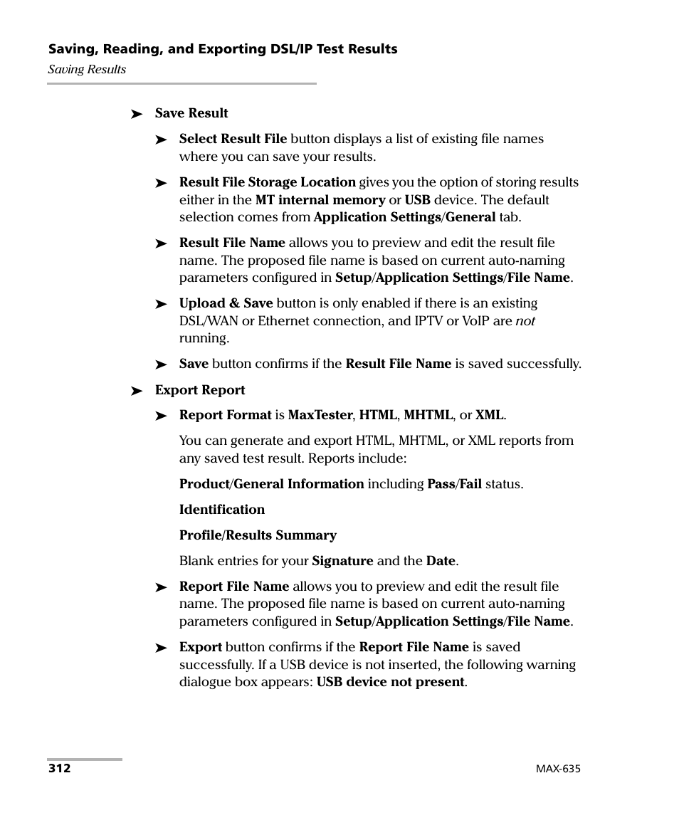 EXFO MaxTester 635 User Manual | Page 320 / 355