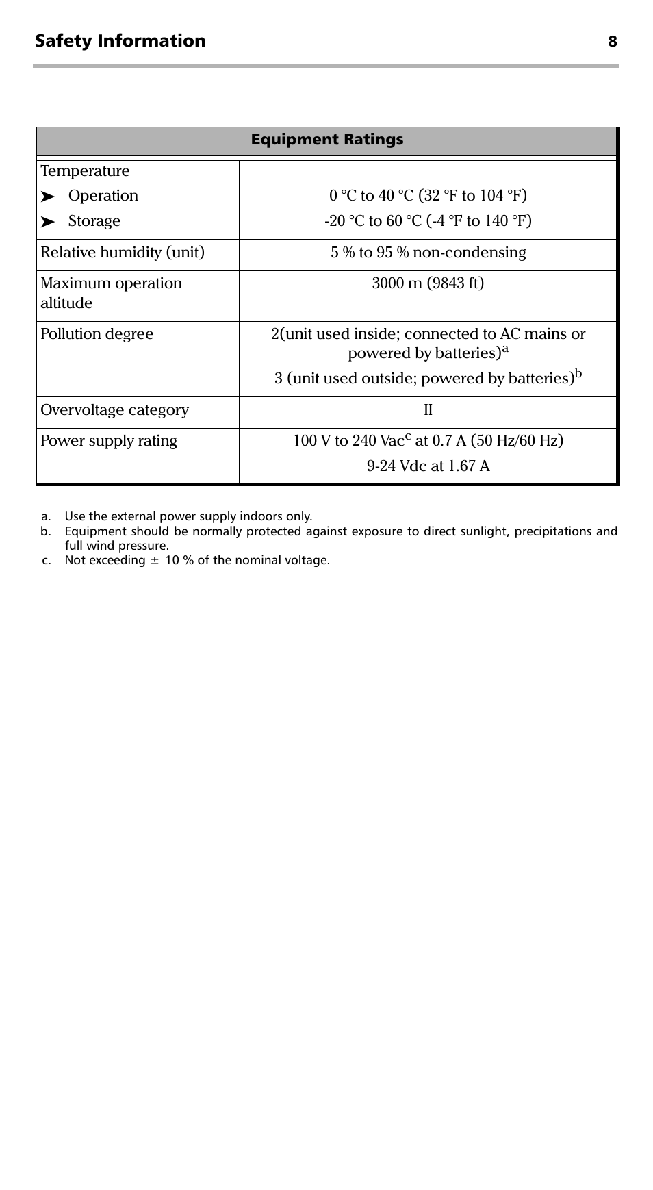 Safety information | EXFO MaxTester DSL User Manual | Page 14 / 58