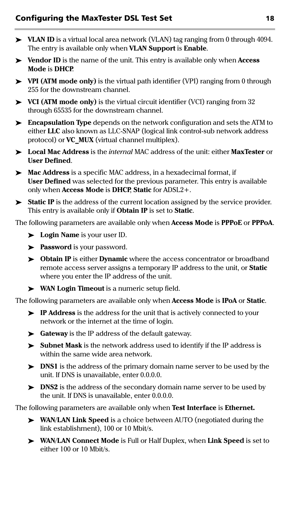 EXFO MaxTester DSL User Manual | Page 24 / 58