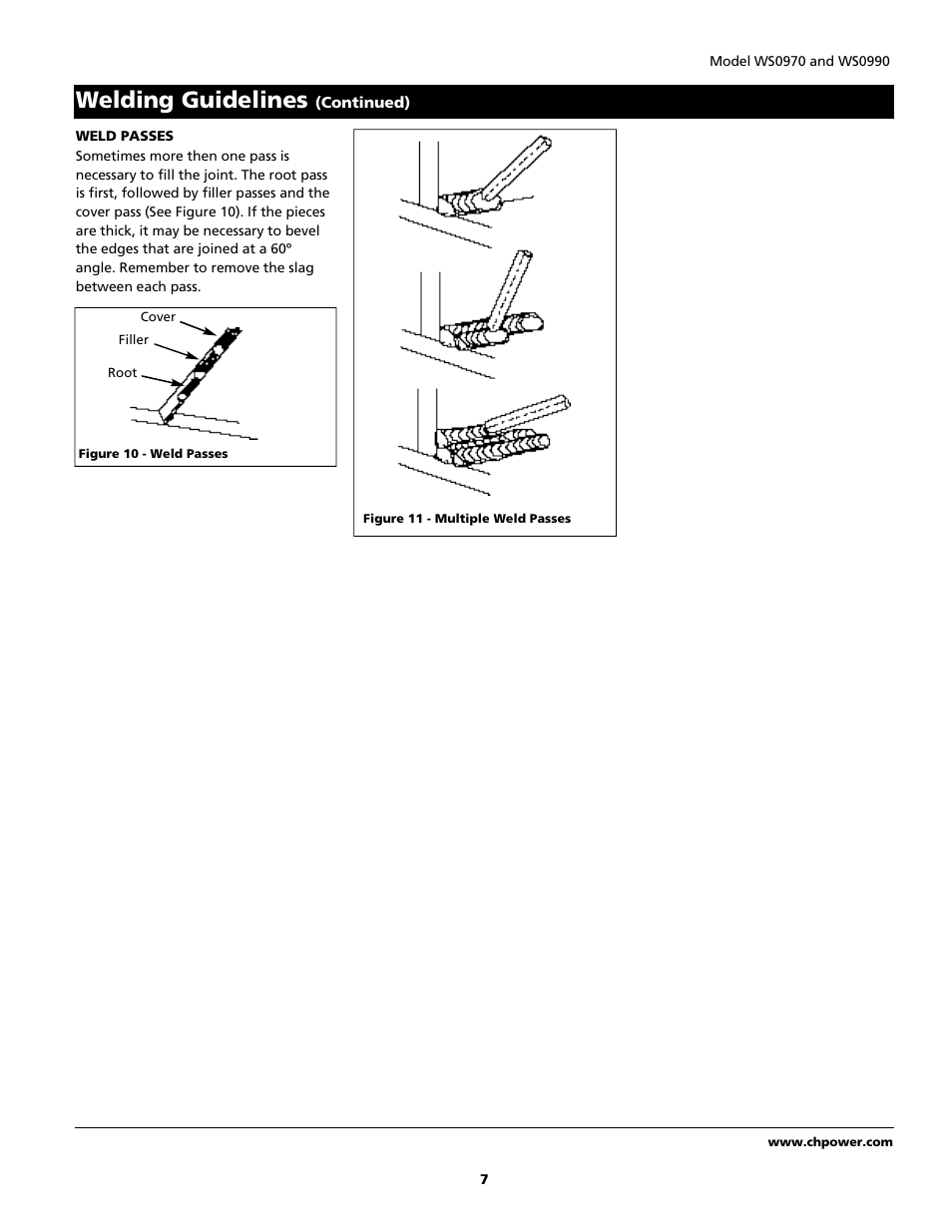 Welding guidelines | Campbell Hausfeld WS0990 User Manual | Page 7 / 36